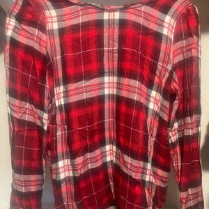 Flannel plaid shirt